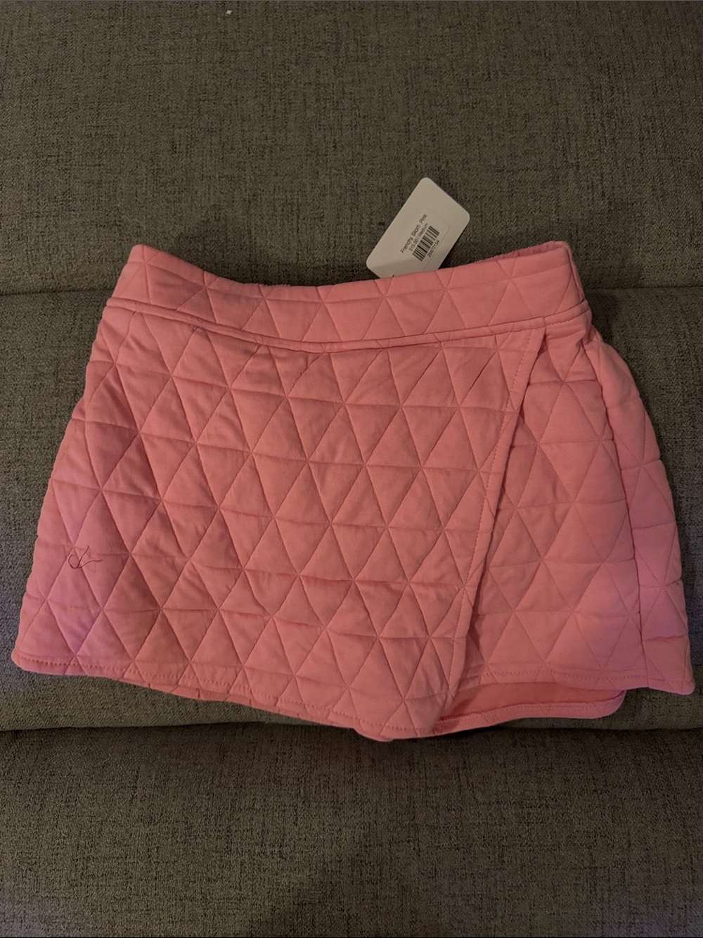 Quilted Pink Women’s Shorts Skort